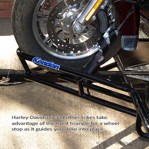 Trike and Spyder Ride-Up SRL Stand-Up Motorcycle Trailer